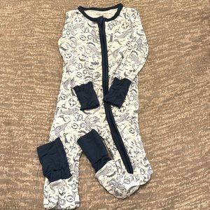Bamboo 2 Way Zipper Romper by Angel Dear 12-18 months